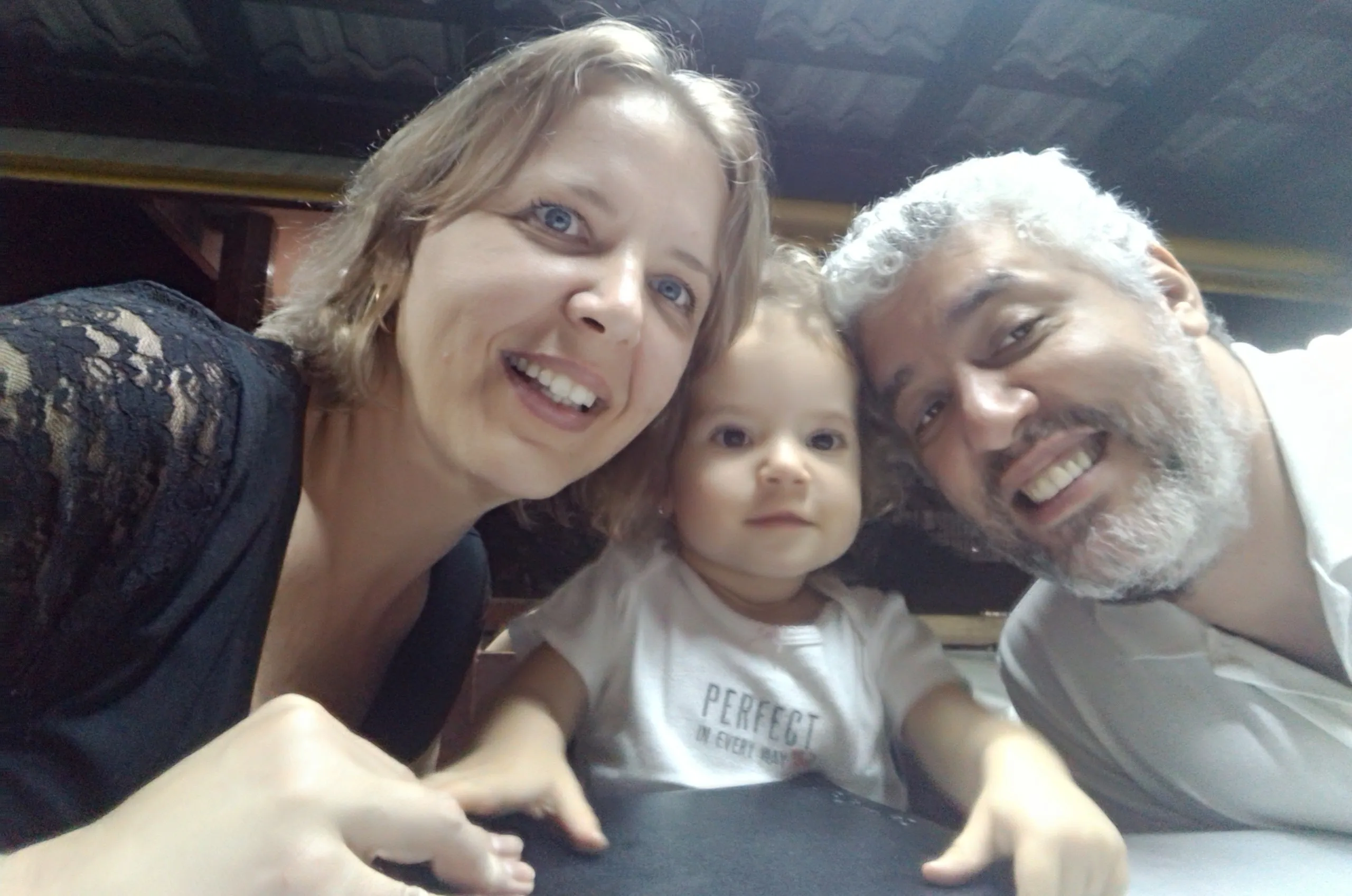 Selfie com Lud, Helena e Tulio